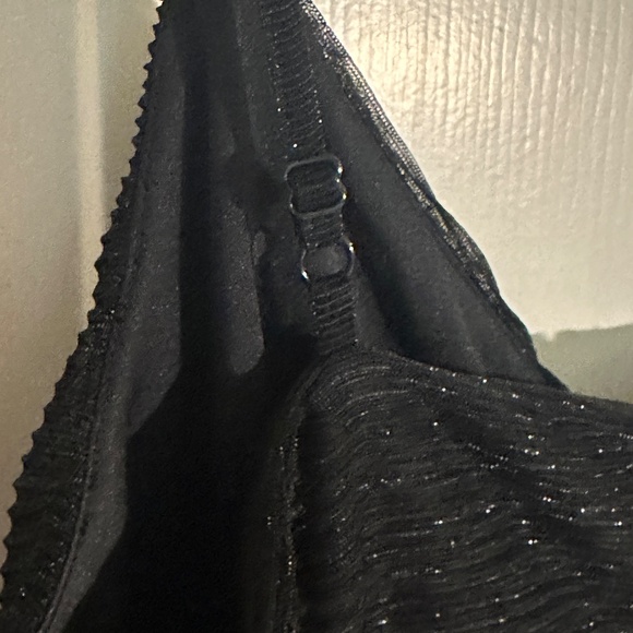 Jewel Badgley Mischka Metallic Maxi Dress with Side Slit - NWT, but Flawed - 14 - Picture 15 of 16